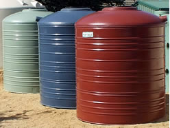 Round Water Tanks and Storage - Ebsary Towbars & Trailers Bendigo