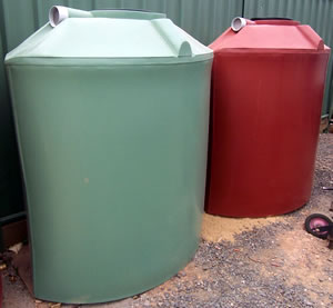 1100ltr Slimline Water Tanks and Storage - Ebsary Towbars & Trailers Bendigo
