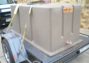 Trailer Water Tanks and Storage -  Ebsary Towbars & Trailers Bendigo